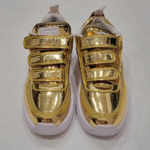 DC Tribeka V Le Gold Sate Shoe Sneaker Women's‎ Size 5.5 Unilite New